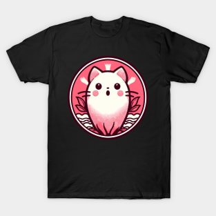 Cute japanese pink spirit cat T-Shirt